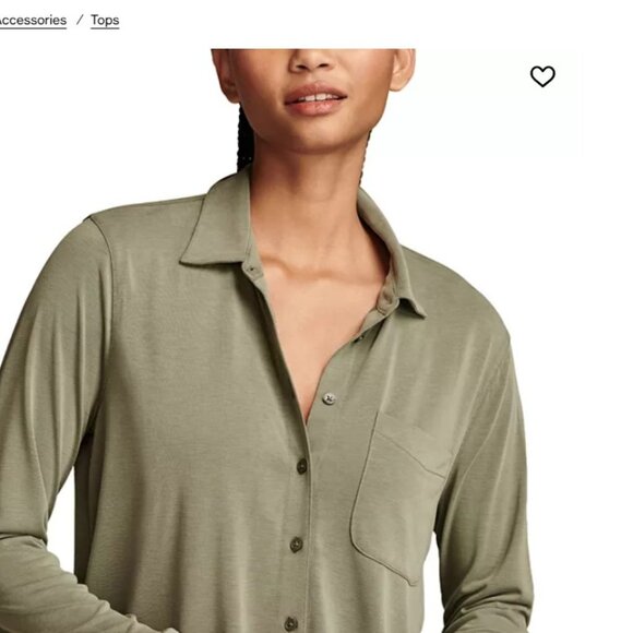 Lucky Brand Tops - Lucky Brand Sage Green Shirt